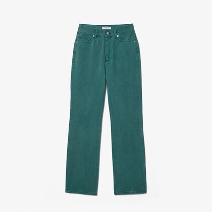 Straight Leg Eco-dyed Cotton Denim Jeans