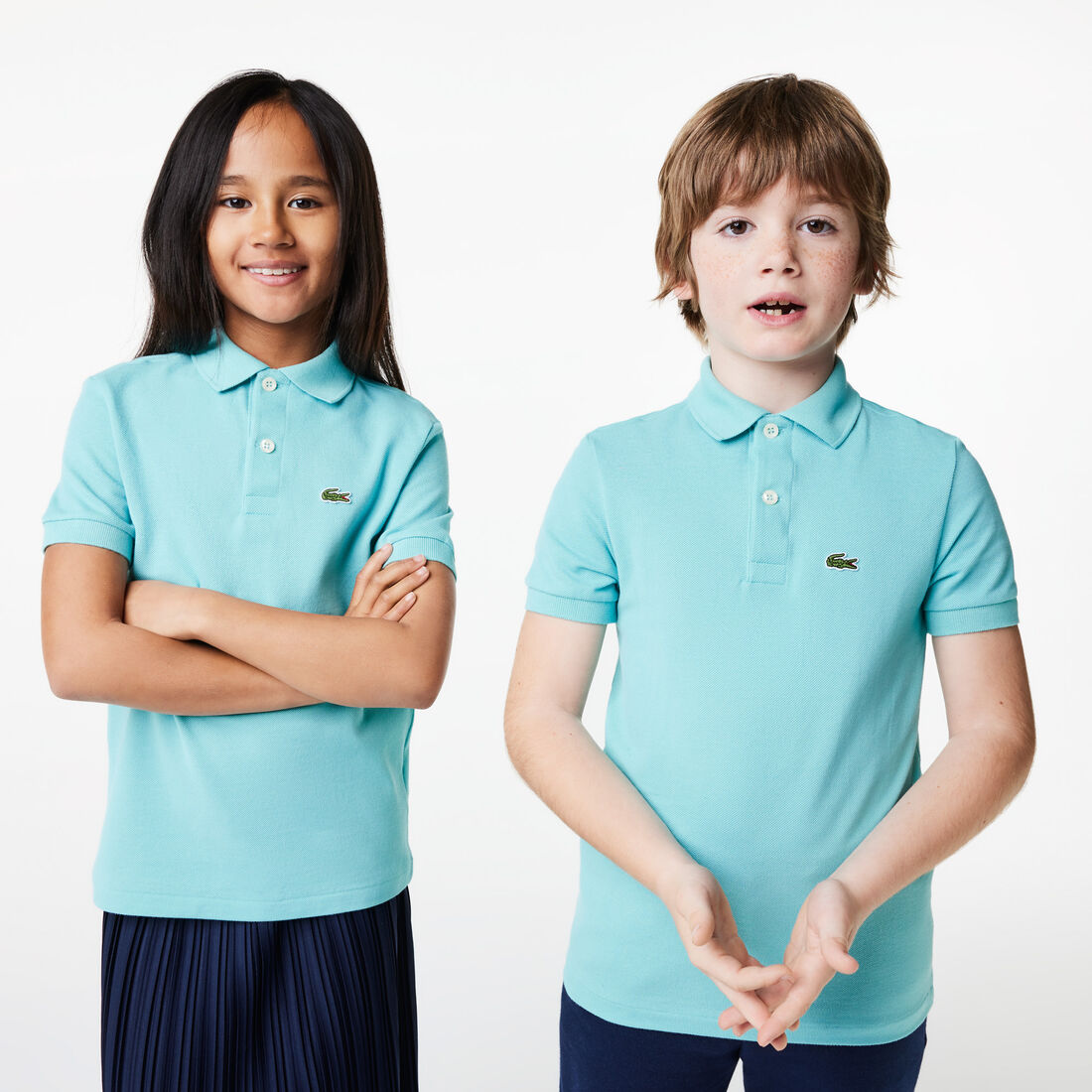 Kids' Lacoste Regular Fit Petit Pique Polo Shirt