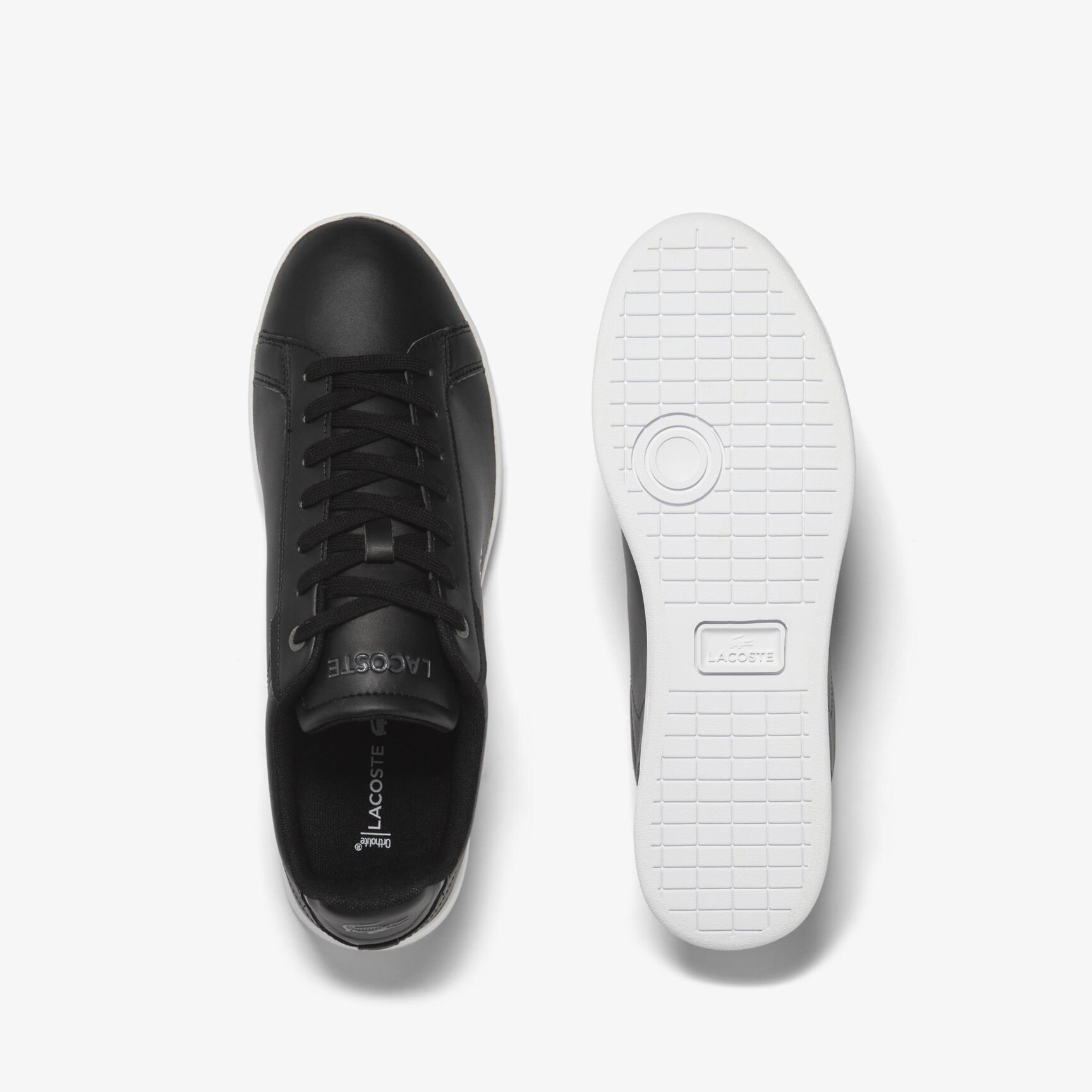 Men's Lacoste Carnaby Pro BL Leather Tonal Trainers Men's Lacoste Carnaby Pro BL Leather Tonal Trainers