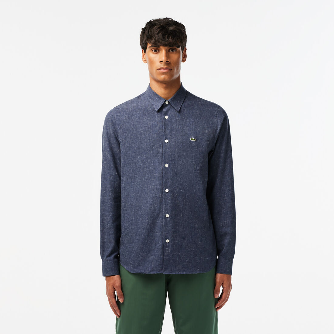 Men's Slim fit Cotton Chambray Shirt