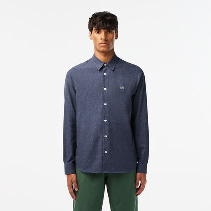 Men's Slim Fit Cotton Chambray Shirt