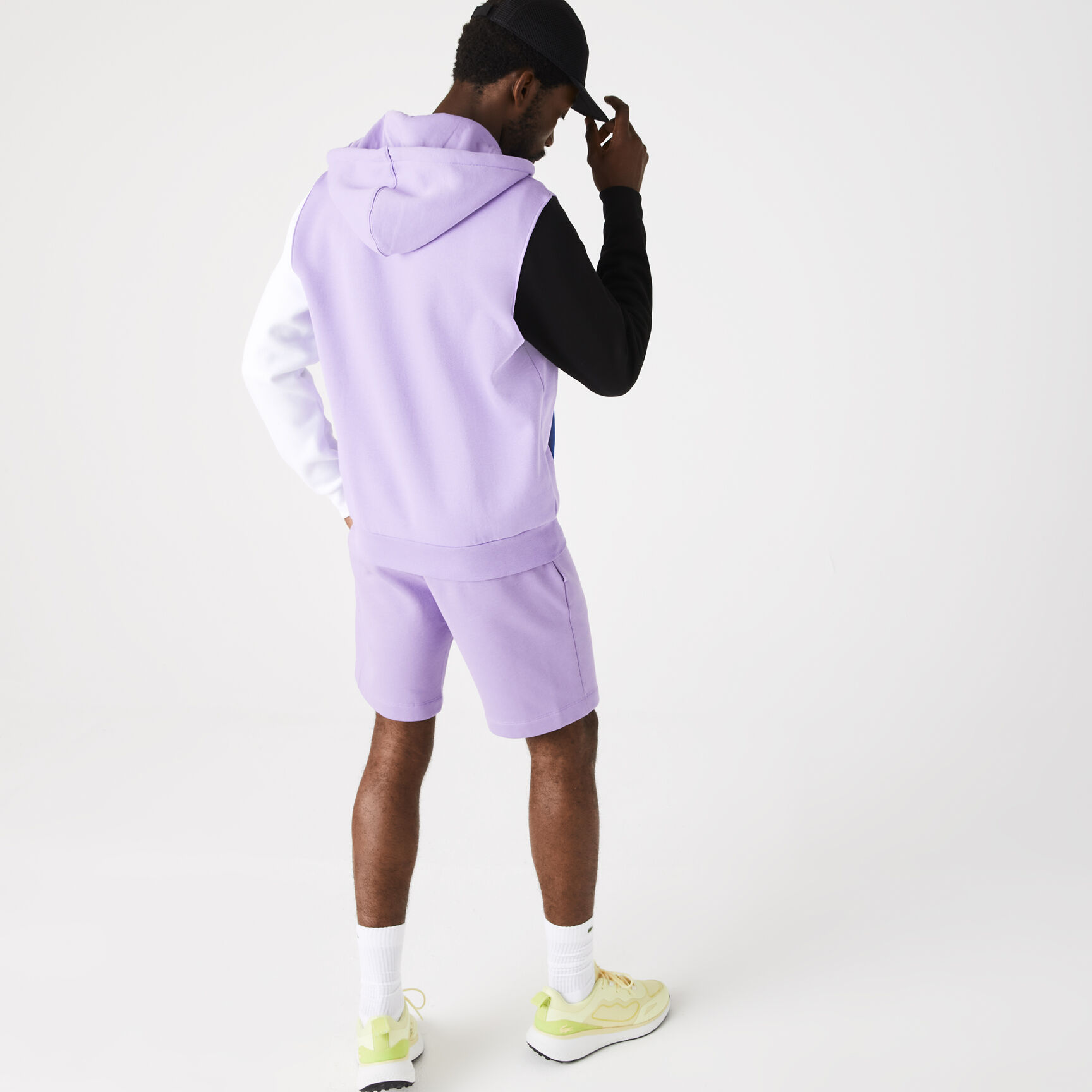 Men's Lacoste Classic Fit Color-block Hooded Zip Sweatshirt