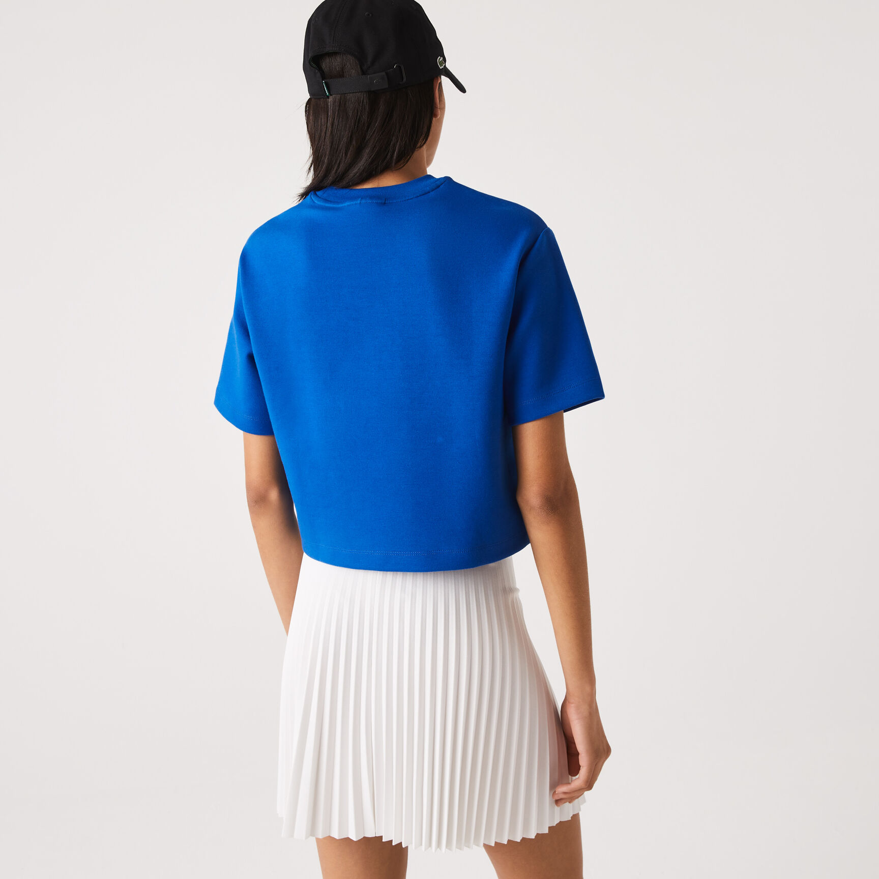 Women's Lacoste Loose Fit Printed Bands T-Shirt