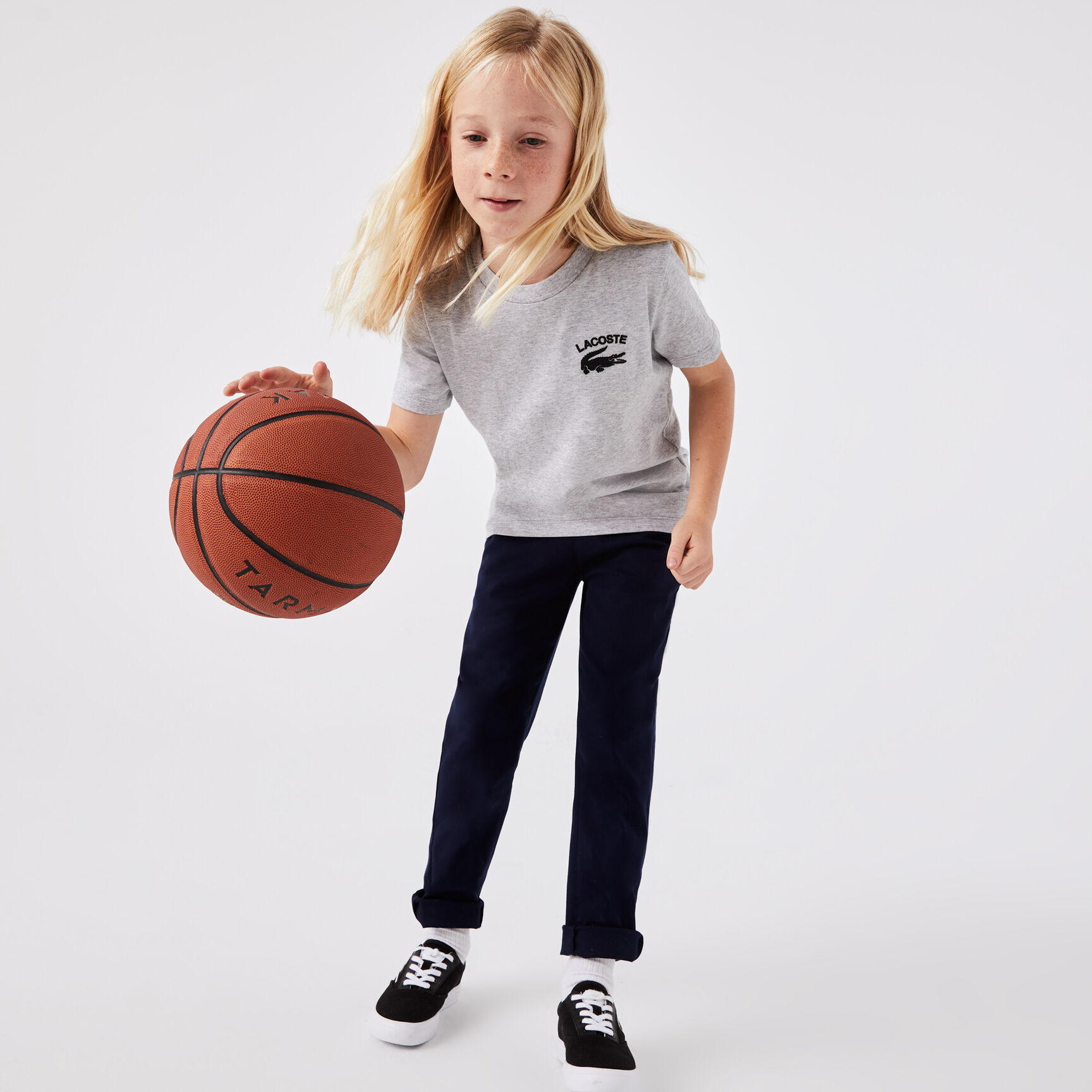 Boys' Lacoste Printed Cotton Jersey T-shirt Boys' Lacoste Printed Cotton Jersey T-shirt