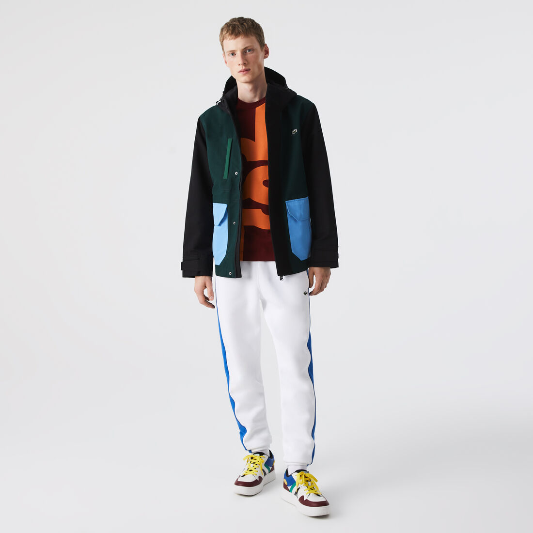 Men's Regular Fit Contrast Lettering Cotton T-Shirt Men's Regular Fit Contrast Lettering Cotton T-Shirt