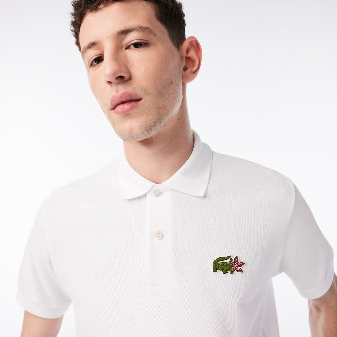 Men’s Lacoste x Netflix Organic Cotton Polo Shirt Men’s Lacoste x Netflix Organic Cotton Polo Shirt
