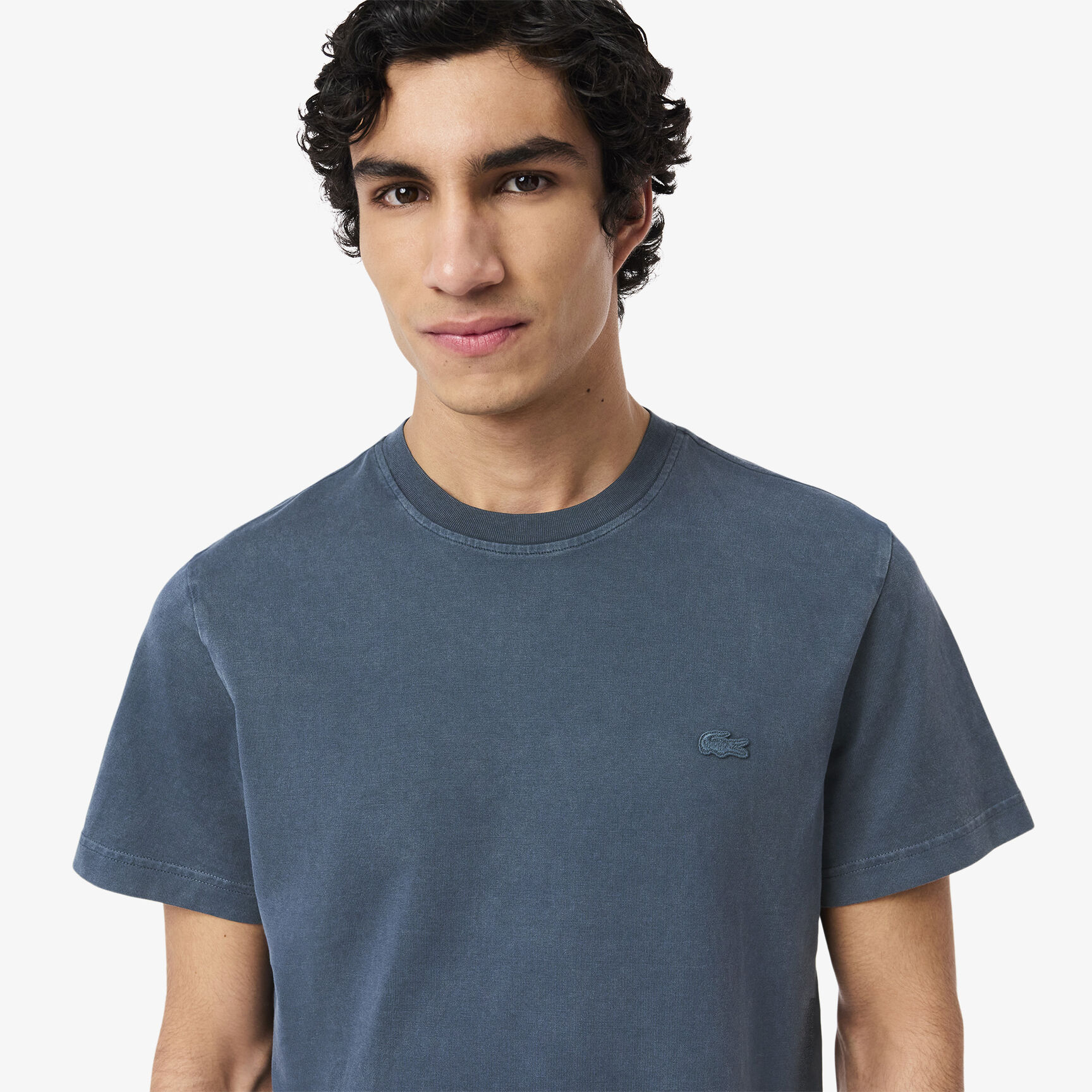 Washed Effect Heavy Jersey T-shirt