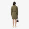 Oversized Cotton Zip Front Shirt Dress