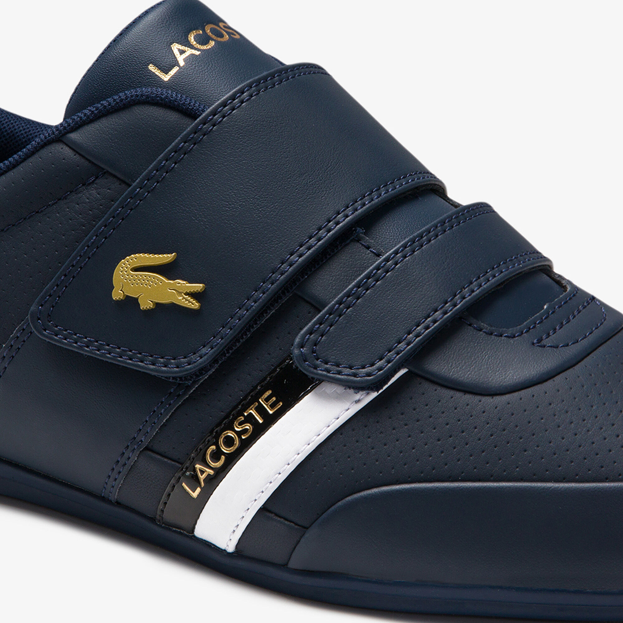 Buy Men s Misano Strap Leather and Synthetic Sneakers Lacoste EG