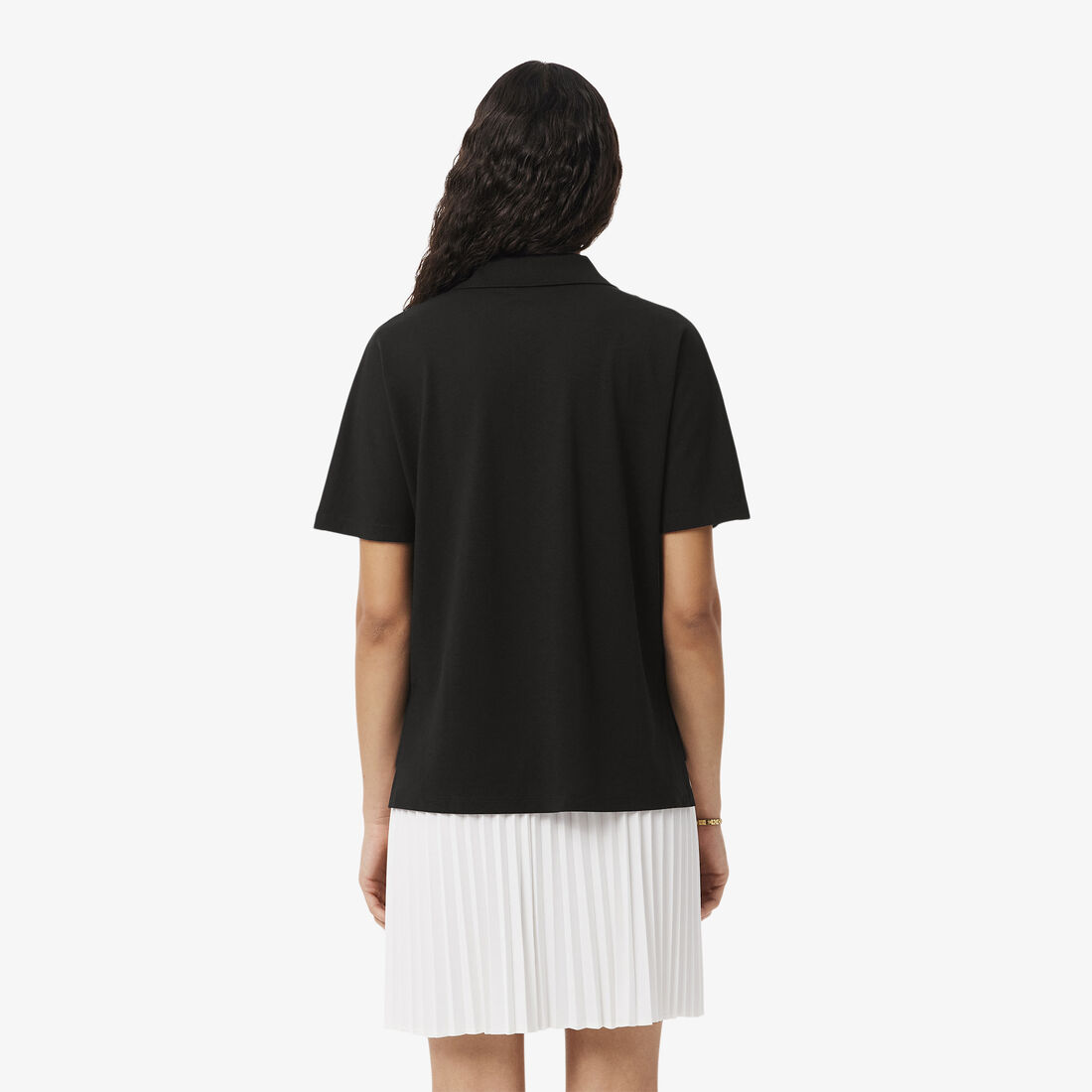 Relaxed Fit Fluid Pique Polo Shirt Relaxed Fit Fluid Pique Polo Shirt