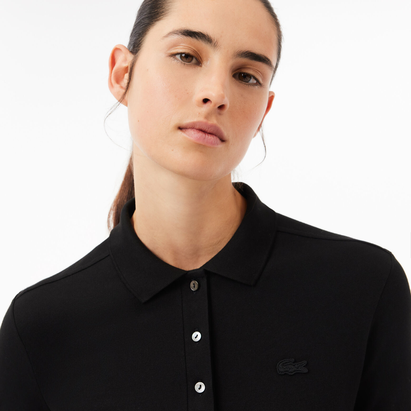 Women's Slim fit Stretch Pique Lacoste Polo Shirt Women's Slim fit Stretch Pique Lacoste Polo Shirt