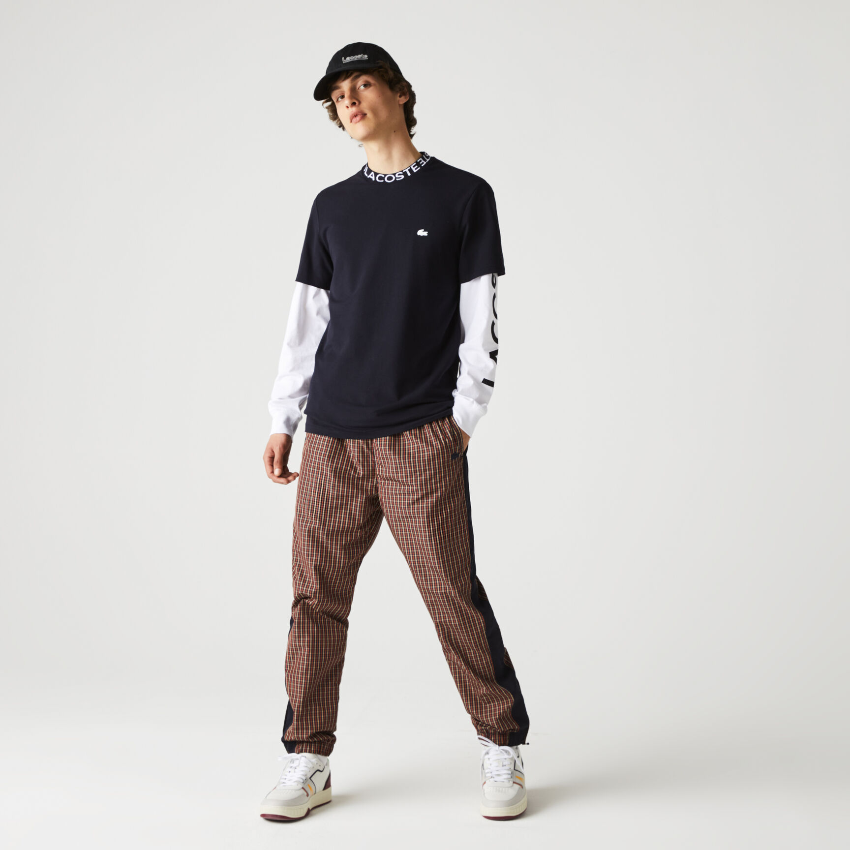 Men's Branded Collar Ultra-Lightweight Pique T-shirt Men's Branded Collar Ultra-Lightweight Pique T-shirt