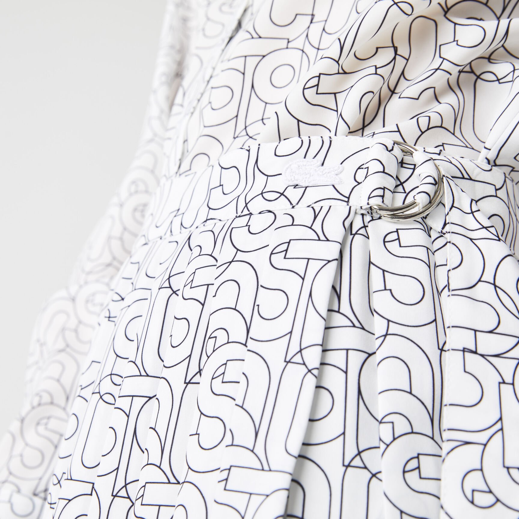 Women’s Lacoste Patterned Flowy Mid-Length Pleated Skirt Women’s Lacoste Patterned Flowy Mid-Length Pleated Skirt