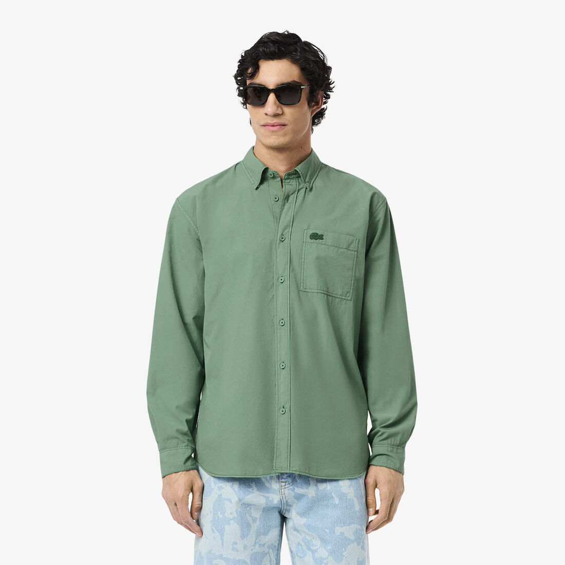 Lightweight Relaxed Fit Poplin Shirt
