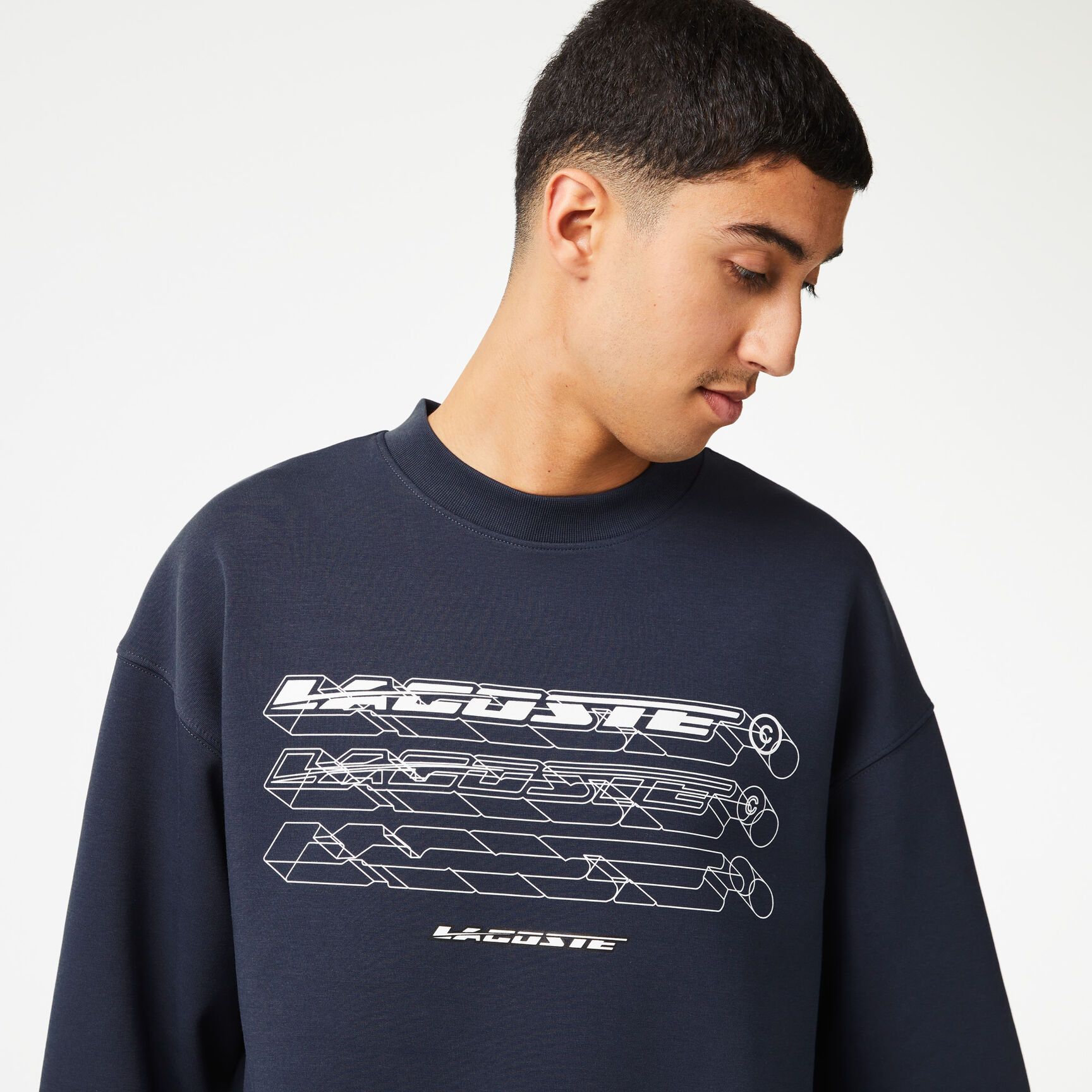 Men&rsquo;s Lacoste Loose Fit Branded Sweatshirt