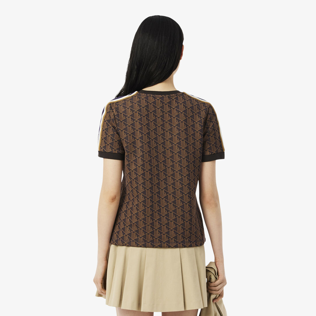 Slim Fit Monogram Jacquard T-shirt Slim Fit Monogram Jacquard T-shirt