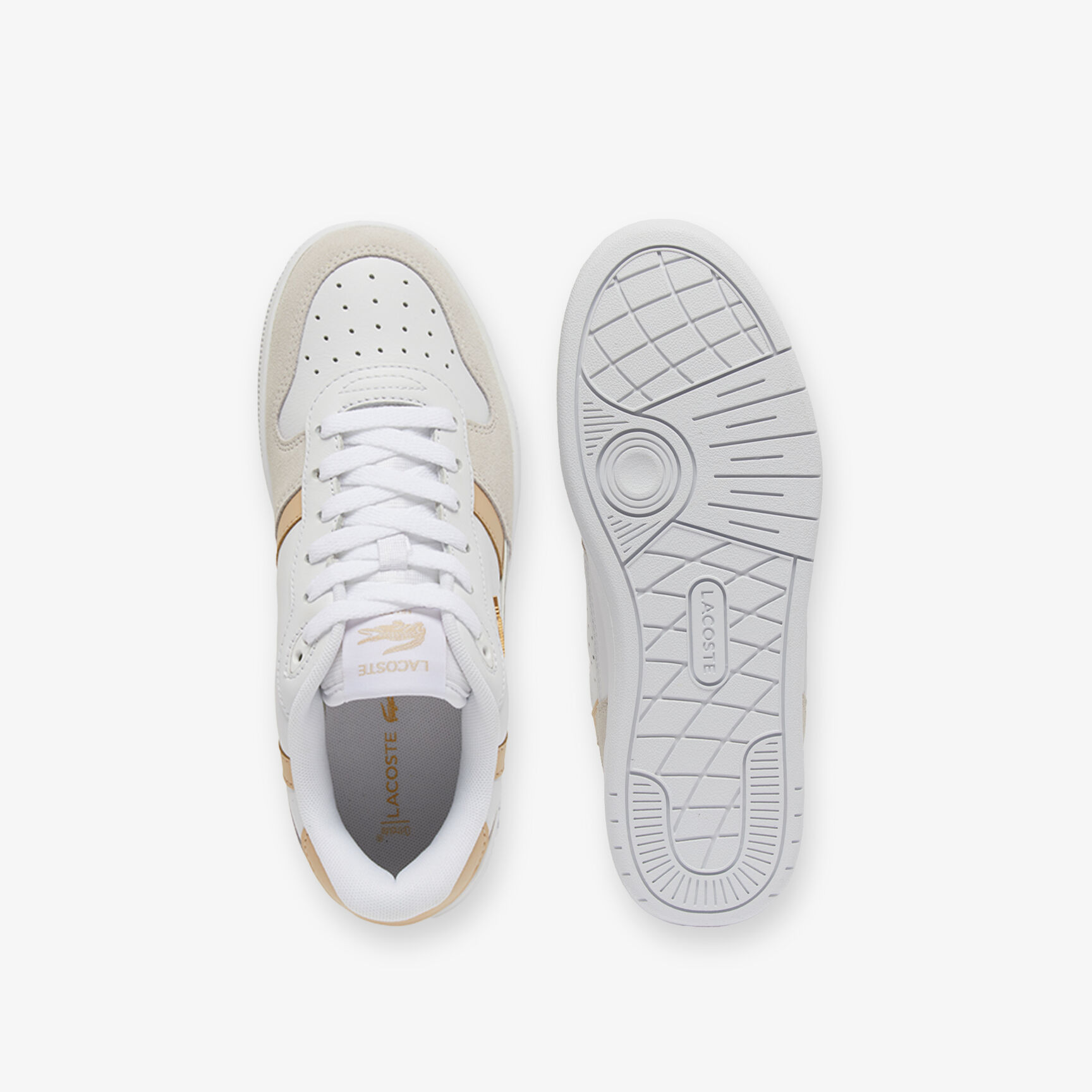 حذاء رياضي نسائي من الجلد بتصميم مشبك على شكل حرف T