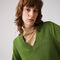 Women's V-neck Organic Cotton Sweater lacoste women s v neck organic cotton sweater
