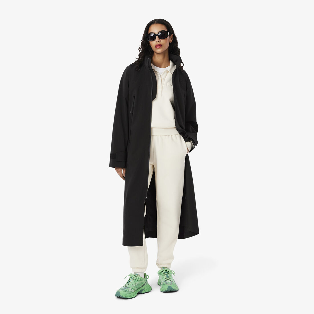 Long Oversized Water-Repellent Parka