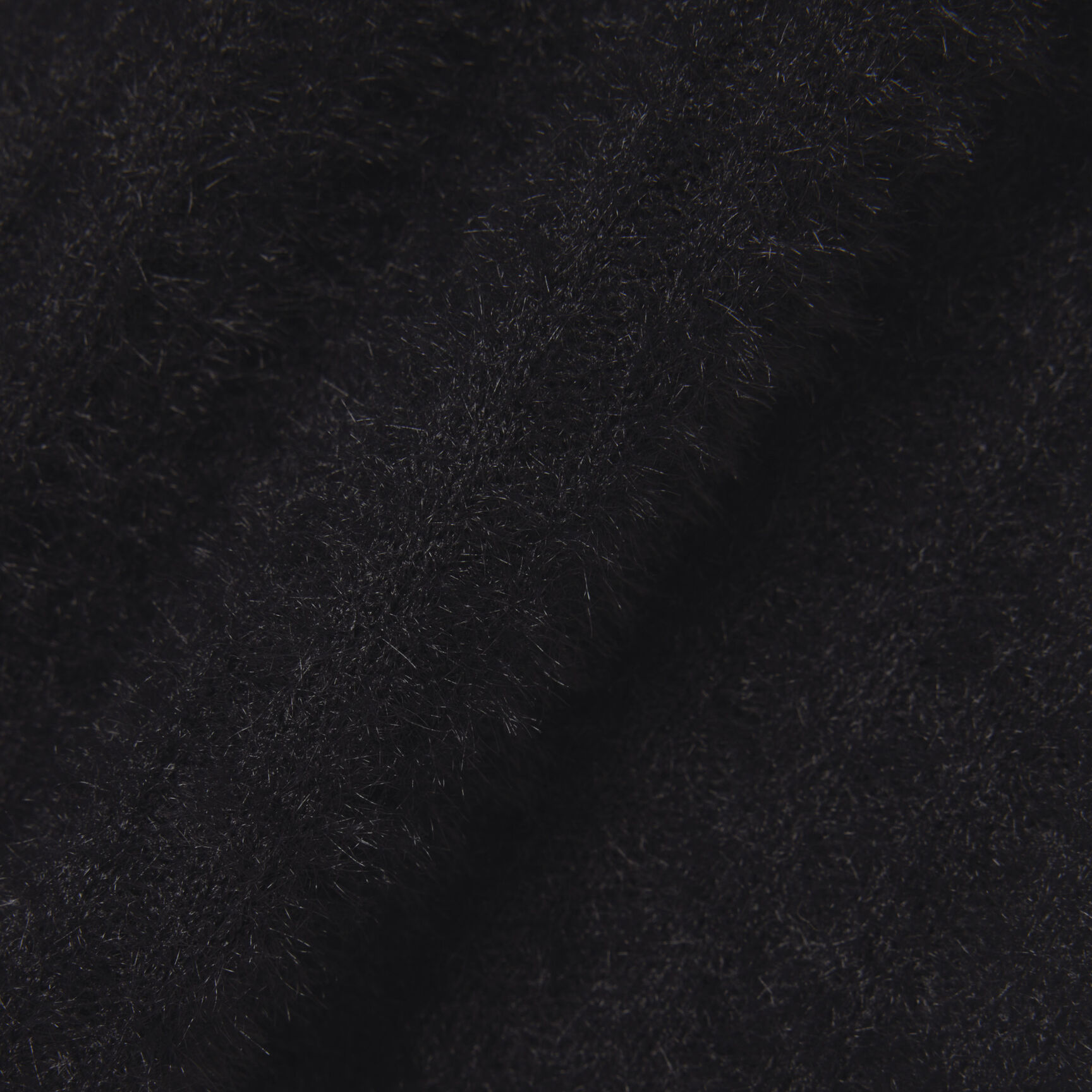 Slim Fit Fuzzy Rib Knit Polo Shirt