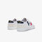 lacoste women s sideline tricolour canvas and suede sneakers