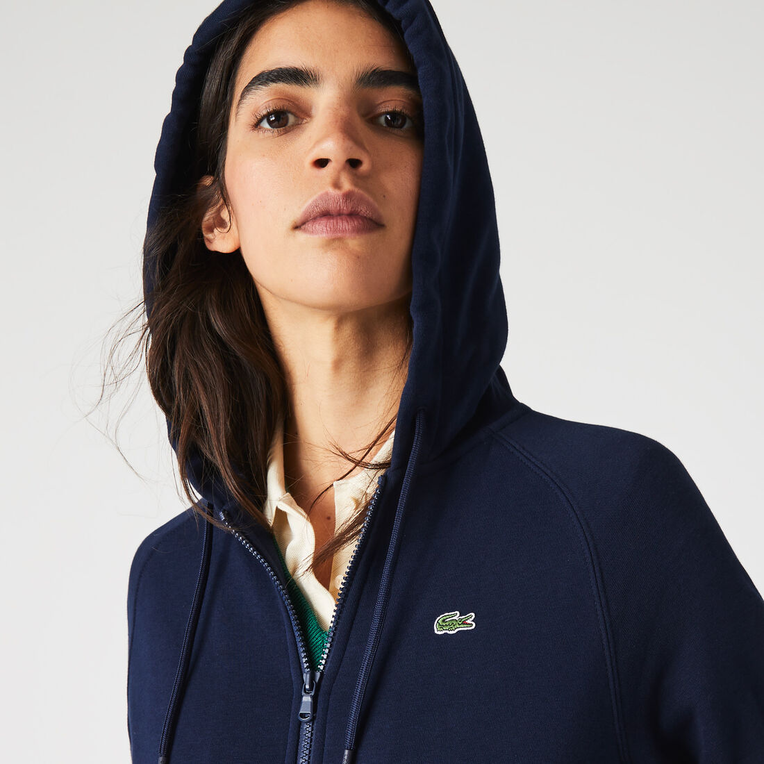 Women's Cotton Blend Fleece Zip Hoodie Women's Cotton Blend Fleece Zip Hoodie