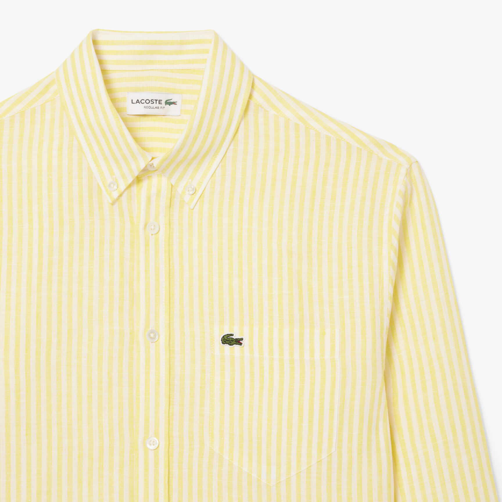 Regular Fit Striped Linen Shirt