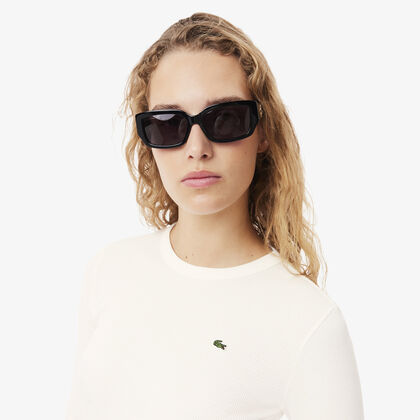 Long Sleeved Ribbed Cotton T-shirt Long Sleeved Ribbed Cotton T-shirt