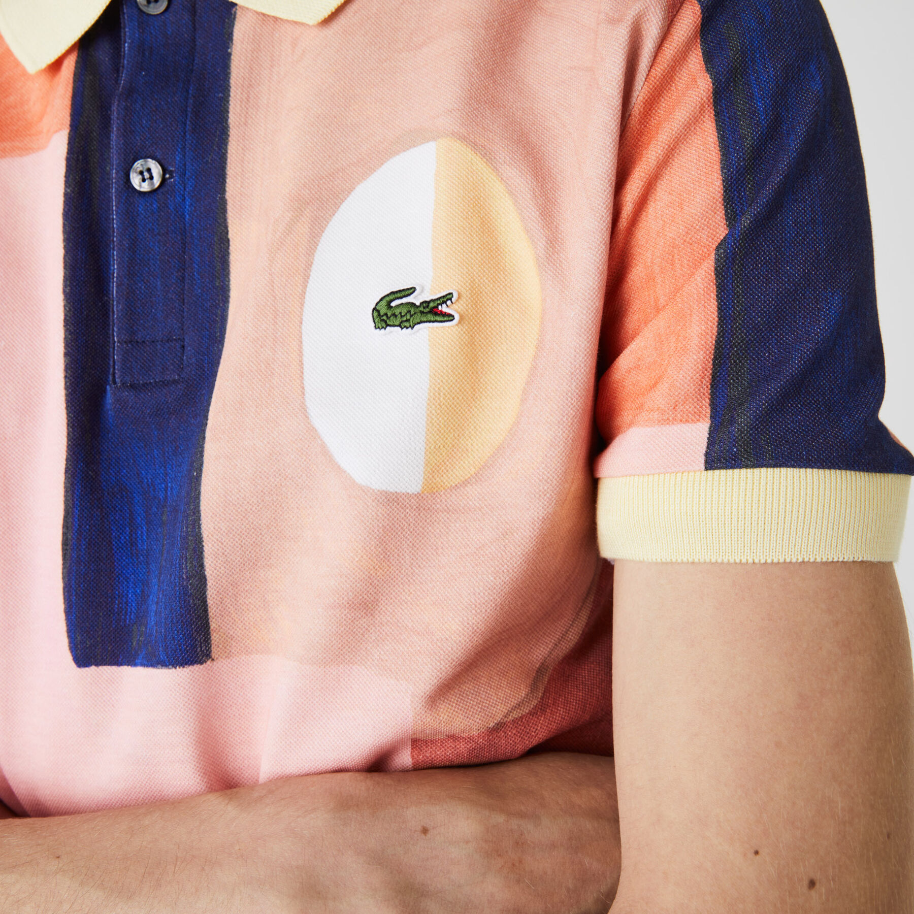 Men’s Lacoste Regular Fit Paint Print Cotton Piqué Polo men s lacoste regular fit paint print cotton piqu polo