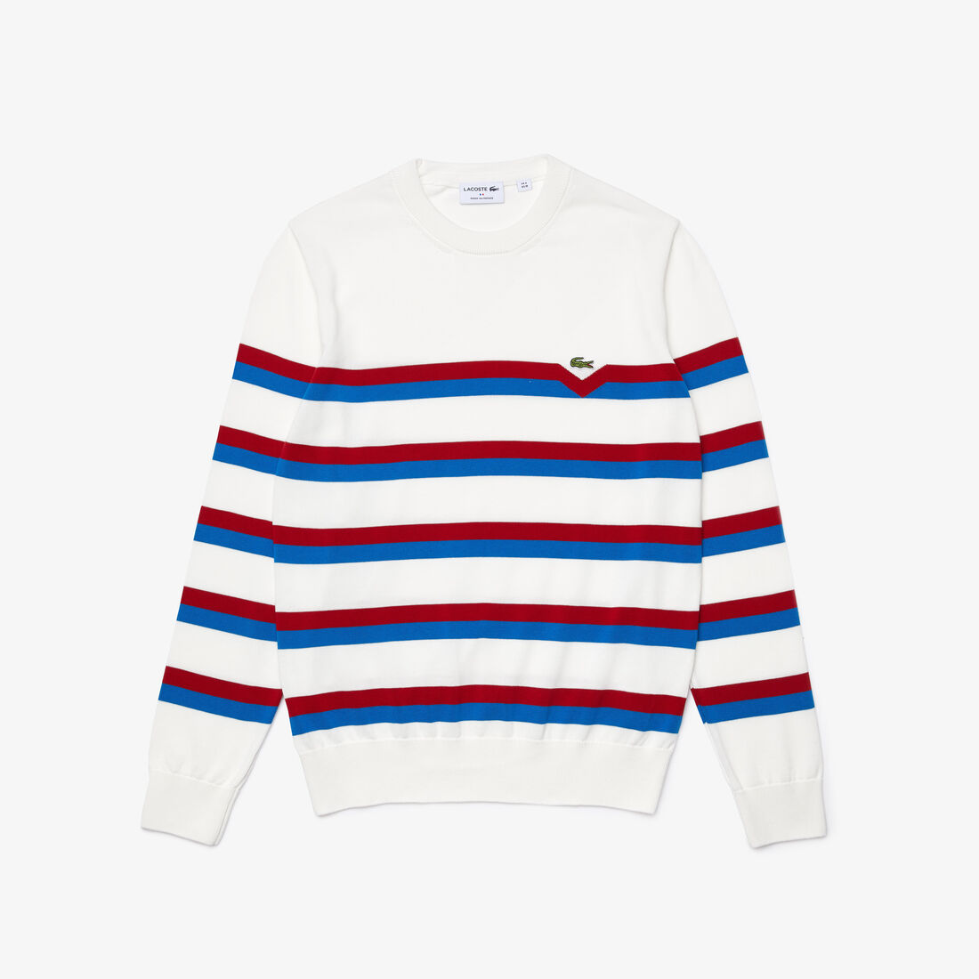 كنزة من القطن العضوي المخططة صنع في فرنسا للرجال كنزة من القطن العضوي المخططة صنع في فرنسا للرجال