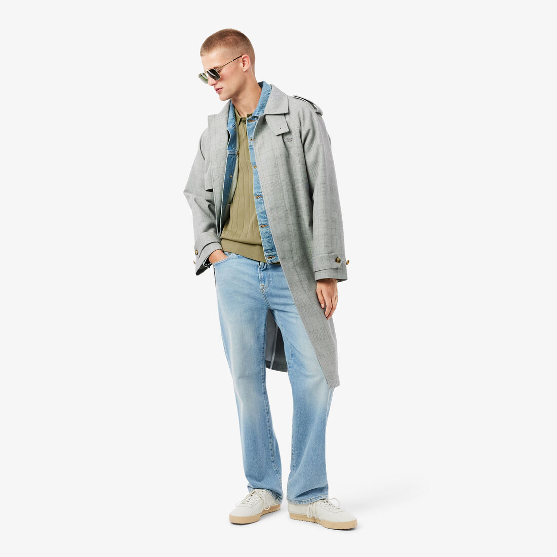 Fluid Ribbed Knit Polo Collar Sweater Fluid Ribbed Knit Polo Collar Sweater