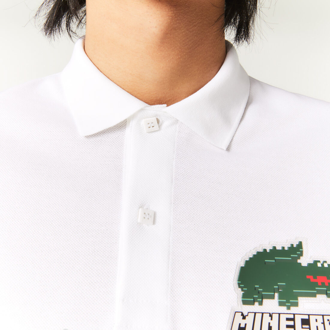 Unisex Lacoste x Minecraft Classic Fit Organic Cotton Polo Shirt Unisex Lacoste x Minecraft Classic Fit Organic Cotton Polo Shirt
