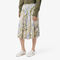 lacoste topography print pleated skirt