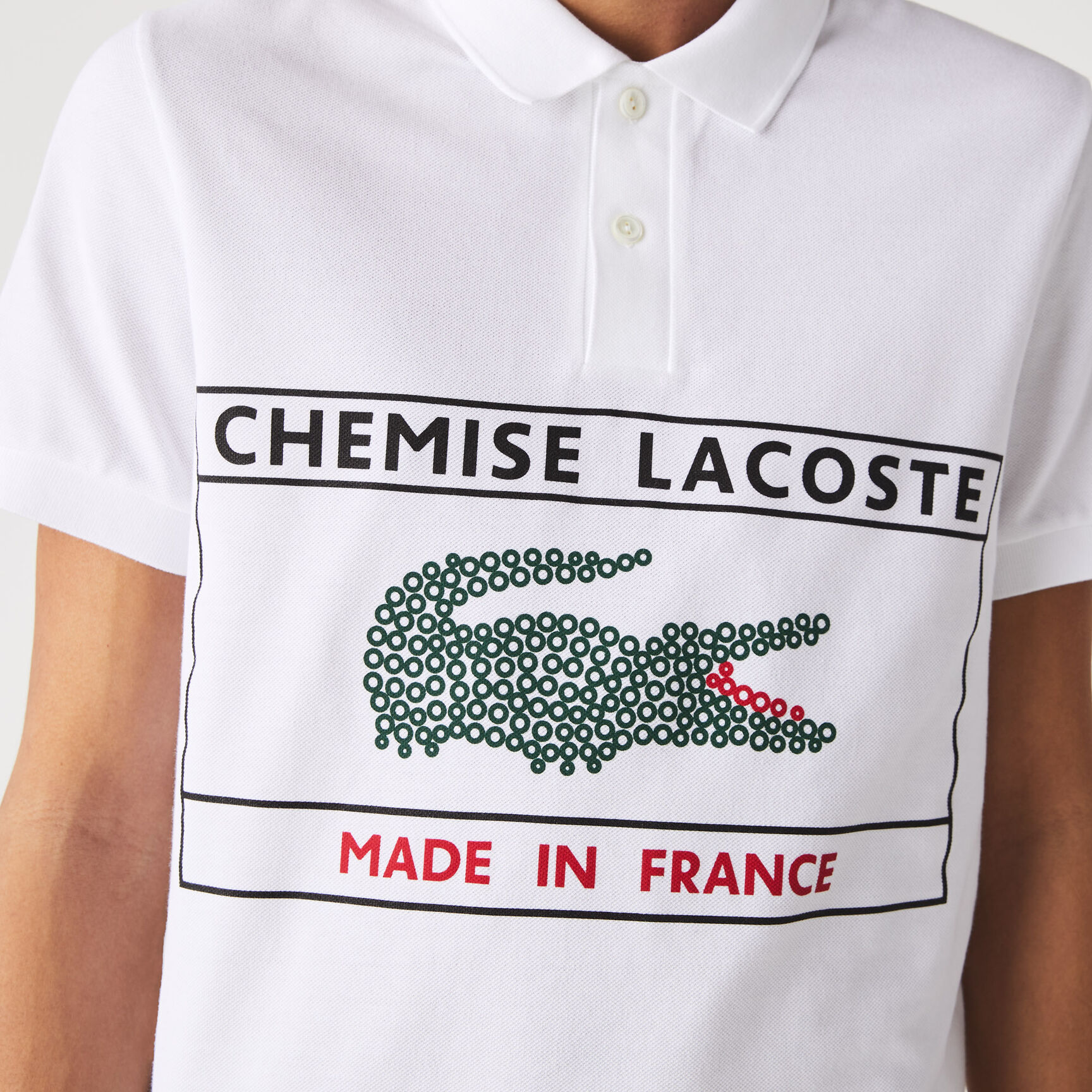 Men's Lacoste Made in France Regular Fit Organic Cotton Polo Shirt Men's Lacoste Made in France Regular Fit Organic Cotton Polo Shirt