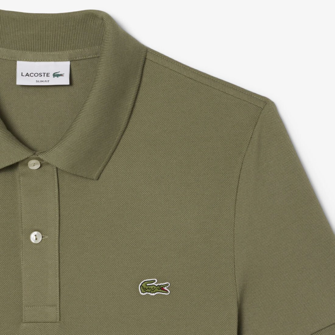 قميص بولو بيكيه بقصة ضيقة L.12.12 قميص بولو بيكيه بقصة ضيقة L.12.12