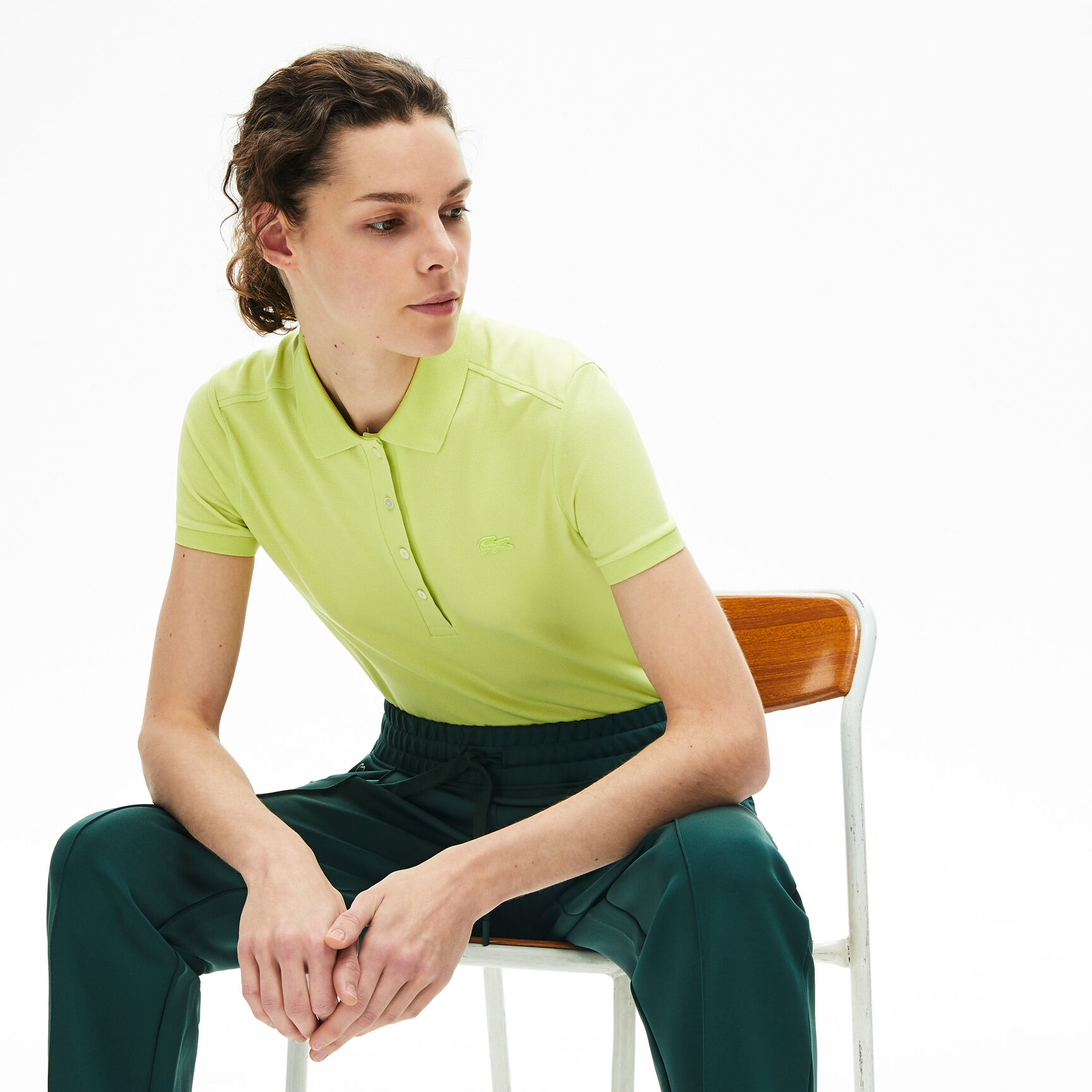 L.12.D Slim Fit Stretch Petit Pique Polo Shirt