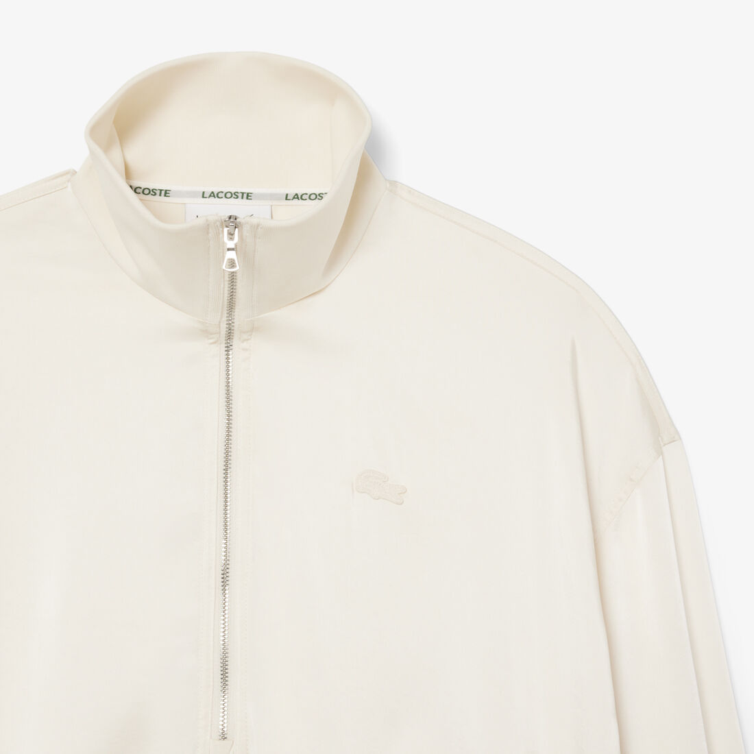 High Zipped Neck Oversized Popover Jacket High Zipped Neck Oversized Popover Jacket