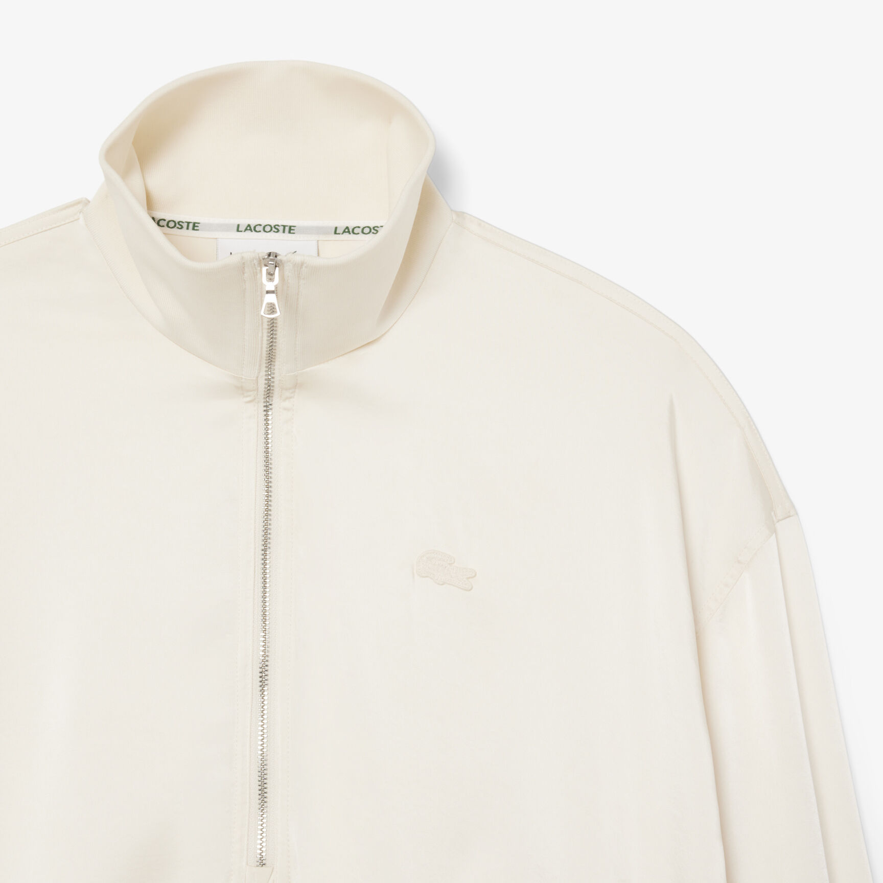 High Zipped Neck Oversized Popover Jacket High Zipped Neck Oversized Popover Jacket