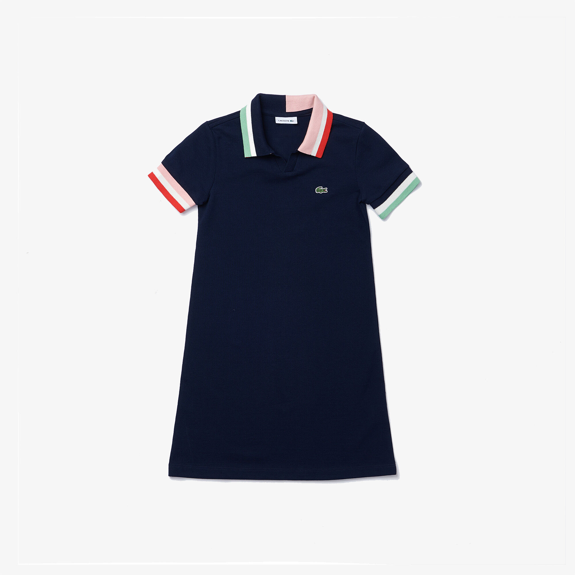 Girls’ Colorblock Accents Cotton Piqué Polo Dress Girls’ Colorblock Accents Cotton Piqué Polo Dress