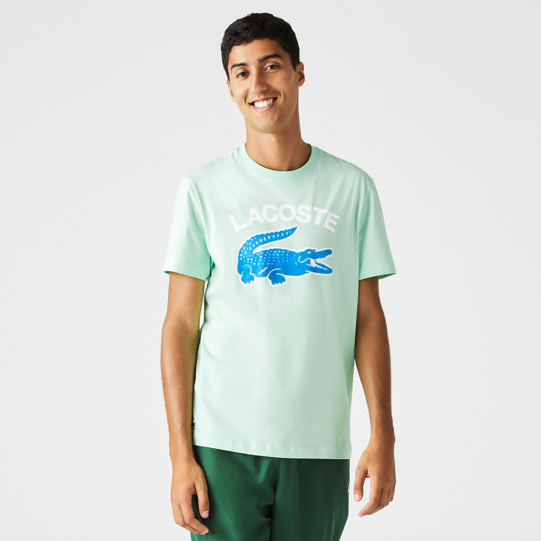 Men's Lacoste Regular Fit XL Crocodile Print T-shirt Men's Lacoste Regular Fit XL Crocodile Print T-shirt