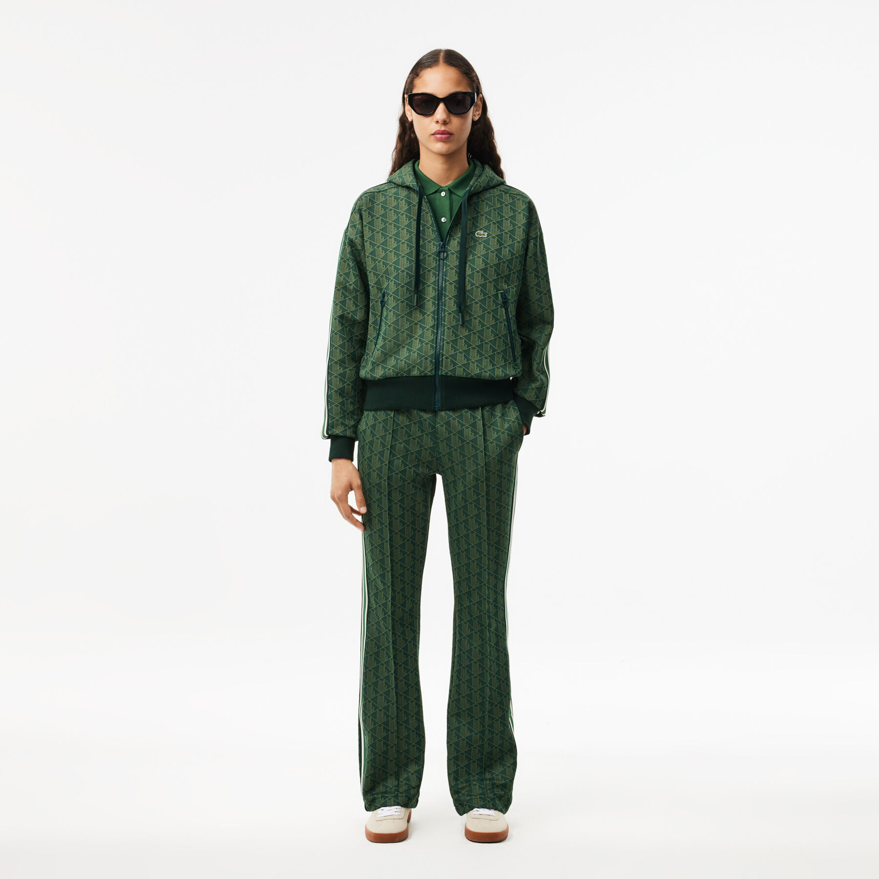 Jacquard Monogram Hoodie lacoste jacquard monogram hoodie