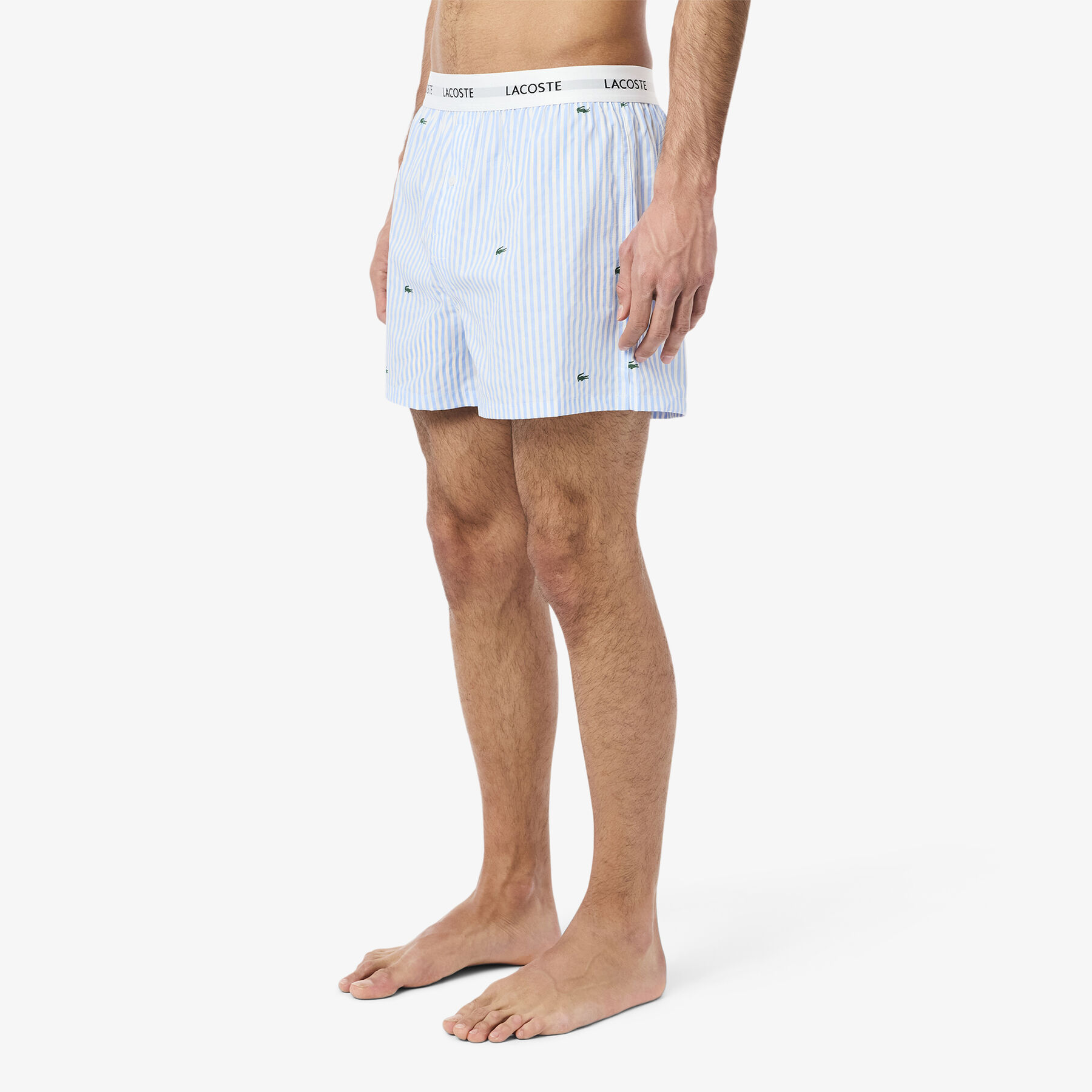 3-Pack Cotton Weave Boxers lacoste 3 pack cotton weave boxers