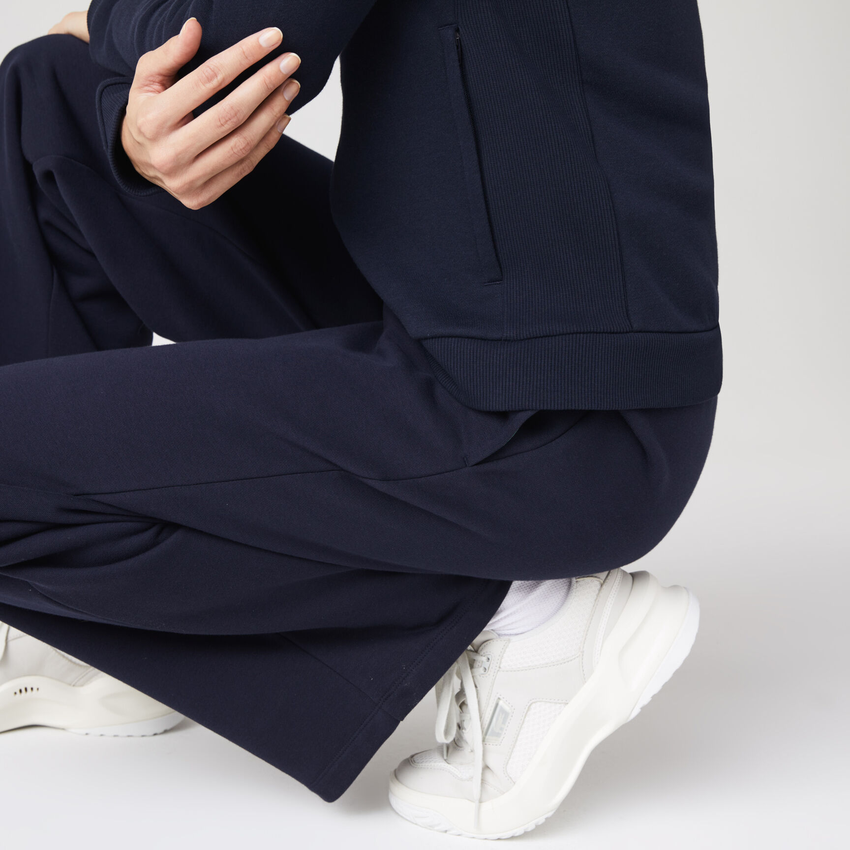 Women's Lacoste SPORT Fleece Zip Tennis Hoodie