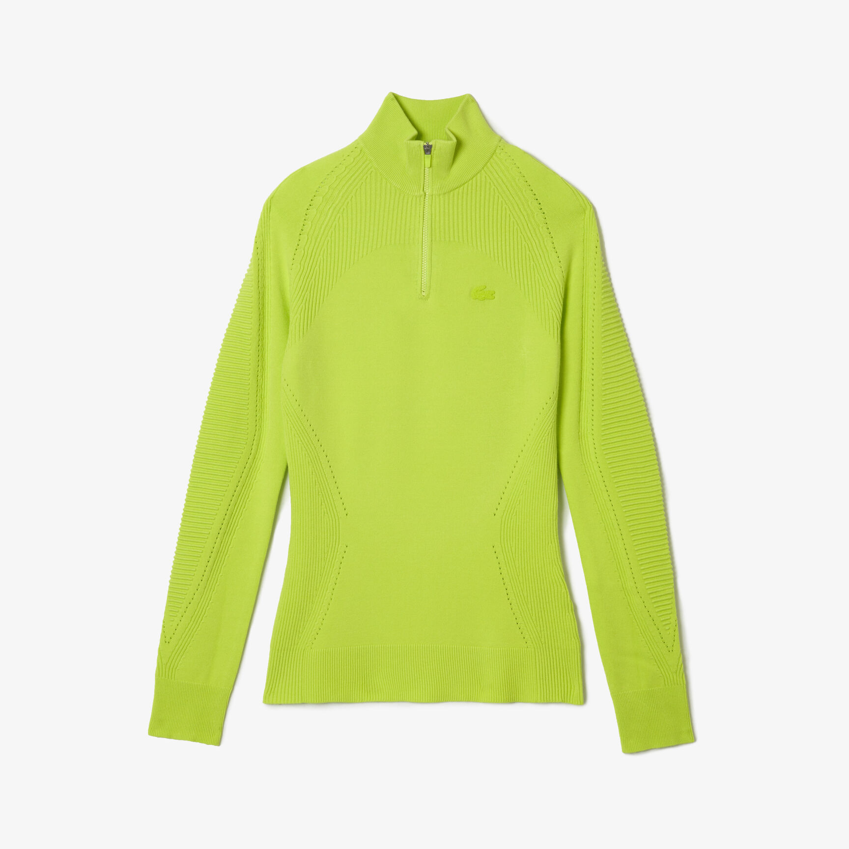 Women's Lacoste Zip Neck Wool Sweater Women's Lacoste Zip Neck Wool Sweater