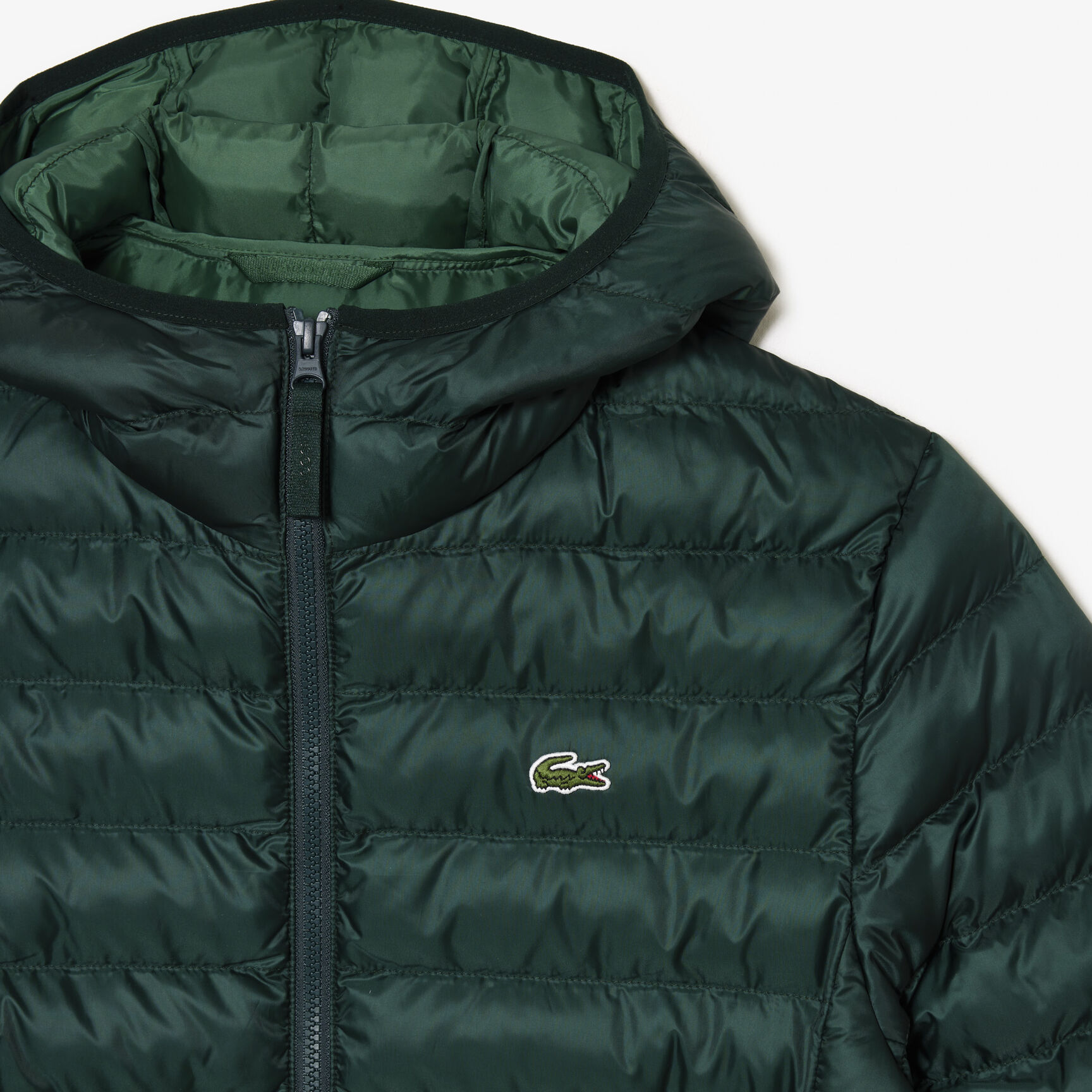 Men's Lacoste Quilted Hooded Short Jacket Men's Lacoste Quilted Hooded Short Jacket