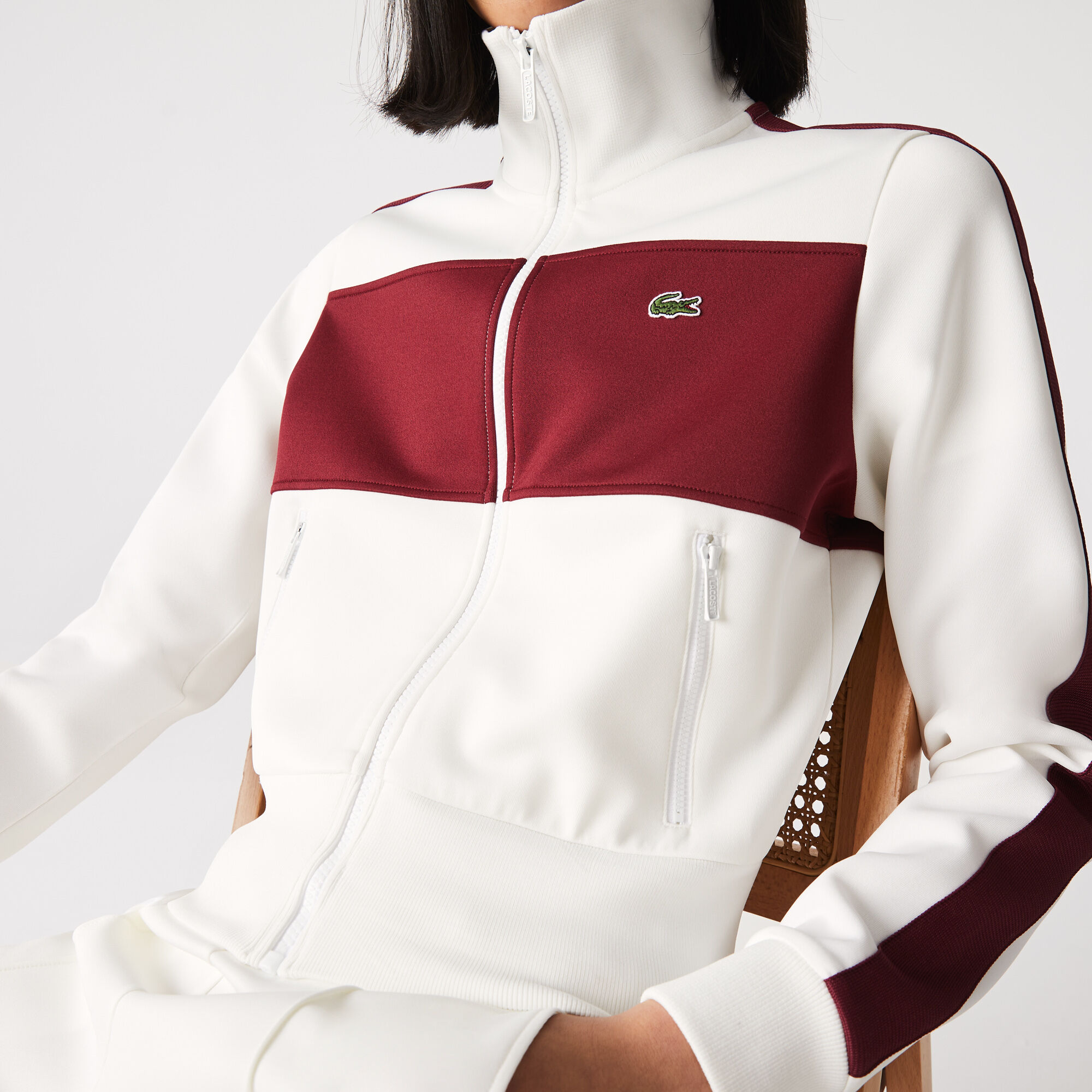 Lacoste tracksuit sales womens