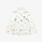 girls  lacoste print flounced cotton piqu  polo shirt