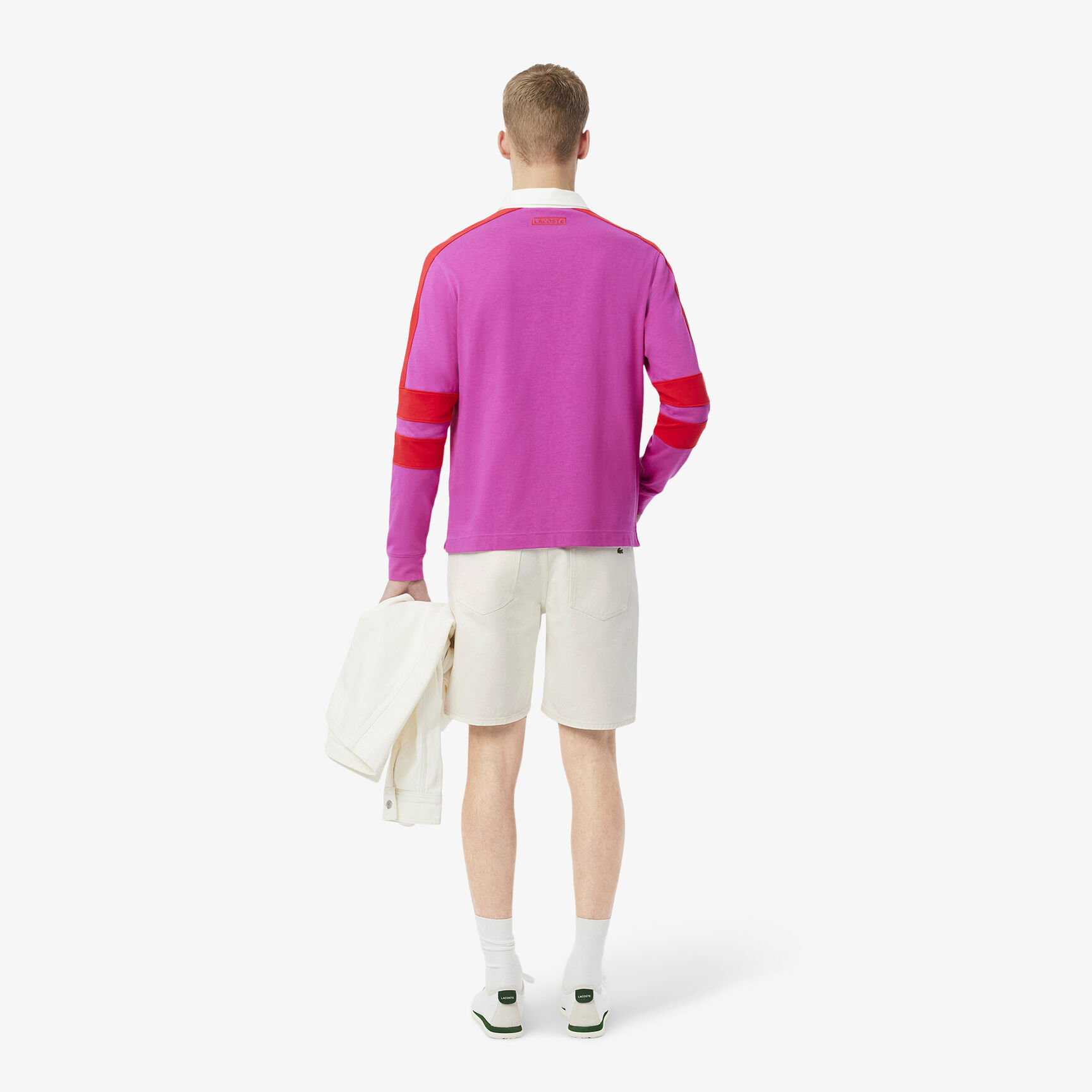 Straight Fit Denim Bermuda Shorts Straight Fit Denim Bermuda Shorts