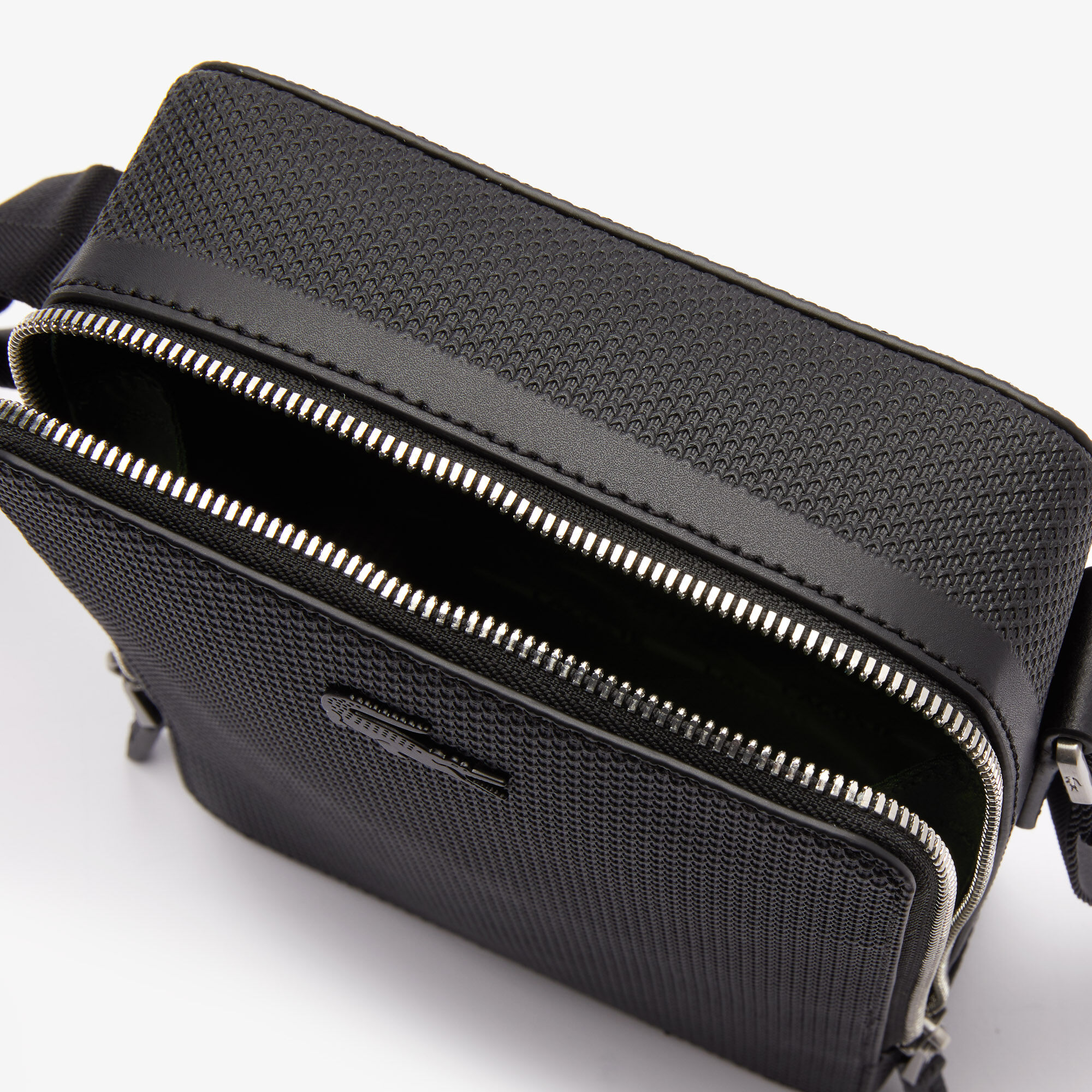 Men's Chantaco Matte Stitched Leather Vertical Camera Bag Men's Chantaco Matte Stitched Leather Vertical Camera Bag