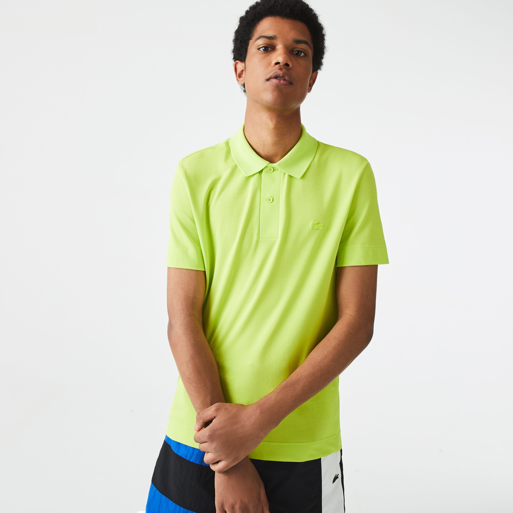 Men s Lacoste Slim Fit Organic Stretch Cotton Pique Polo Shirt
